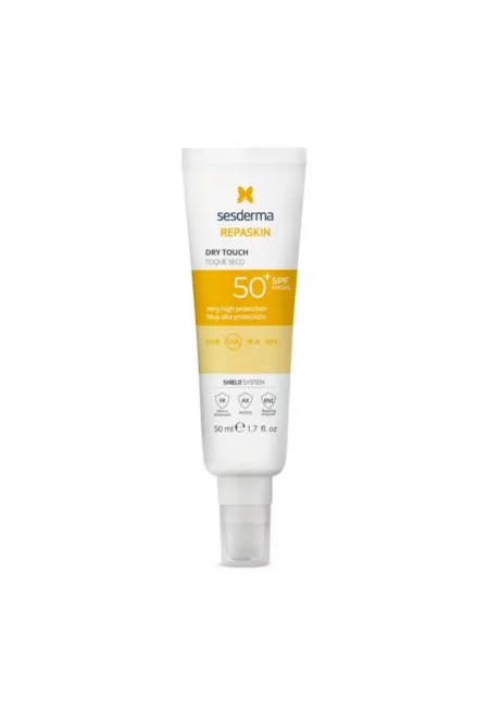 Матираща слънцезащита  REPASKIN Dry Touch SPF50+ - Бърза абсорбция - UVA/UVB/IR защита - 50 мл