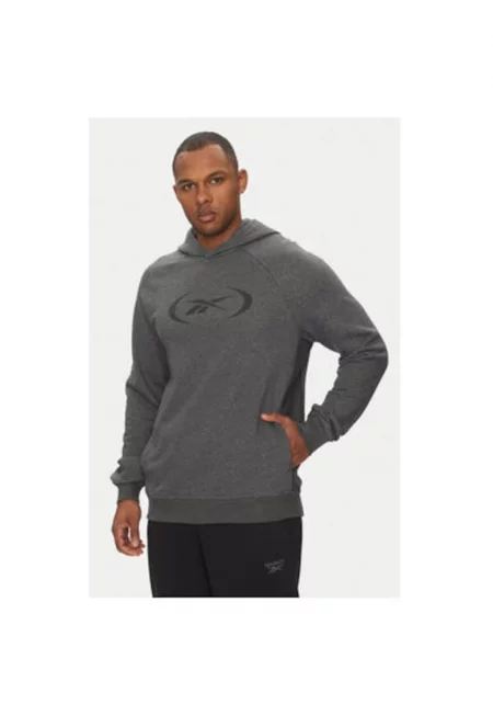 Мъжки суитшърт  100214853 - памук/полиестер - сив