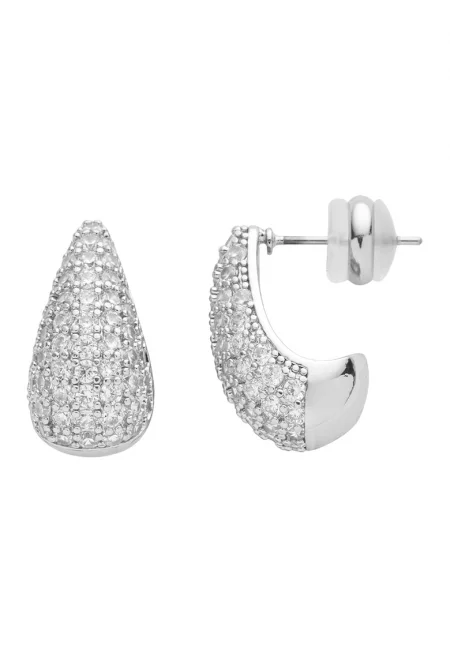 Обеци с винтчета и кристали