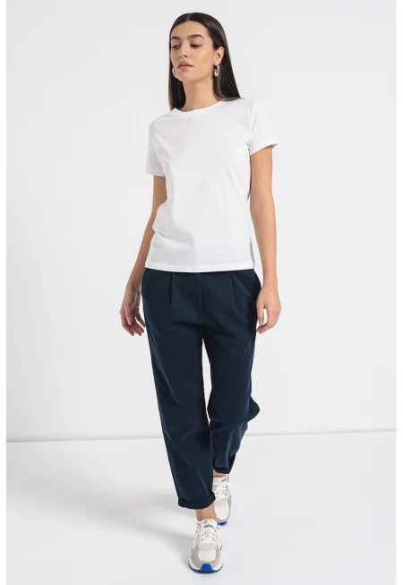 Памучна тениска слим Esogo