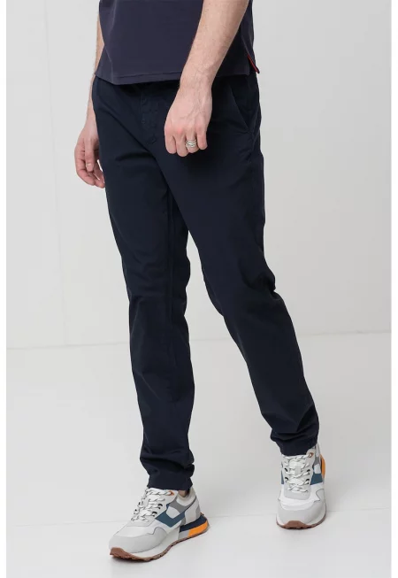 Панталон чино със средна талия - Ултрамарин синьо