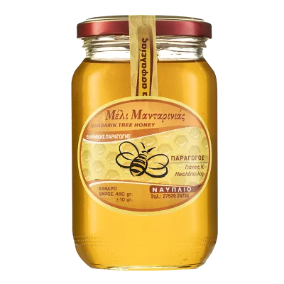Пчелен мед от Мандариново дърво от полуостров Пелопонес, Гърция/ 450 g