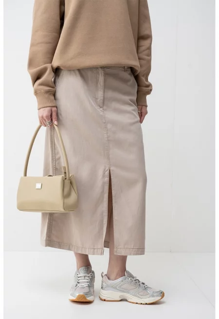 Пола с лиосел и шлиц отпред - Бежов