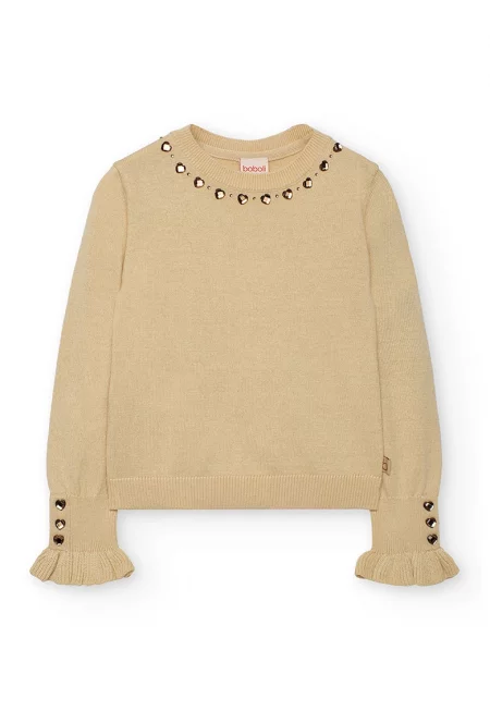 Пуловер с памук