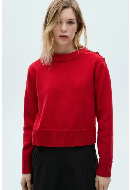 Пуловер с вълна