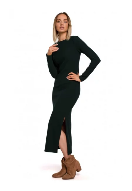 Рокля \ Полиестер / Еластан - Жълта