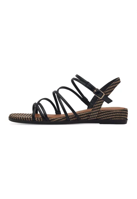 Сандали Woven с каишки от еко кожа