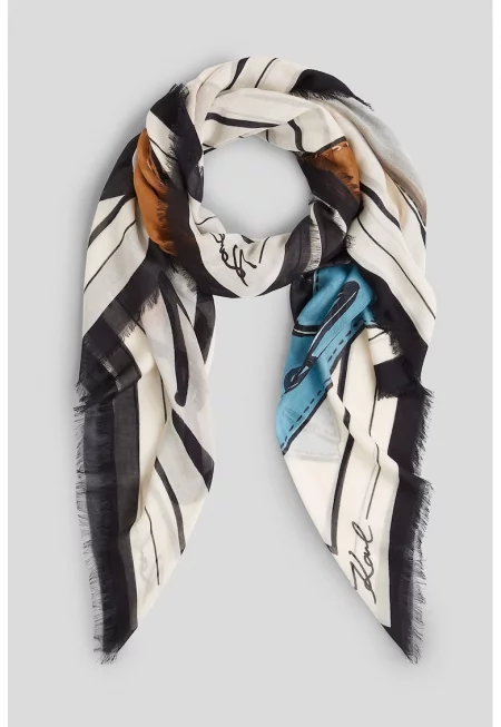 Шал Signature от модал и коприна