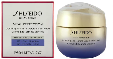 Shiseido Vital Perfection Uplifting and Firming Cream Enriched Богат дневен крем за лице с лифтинг ефект