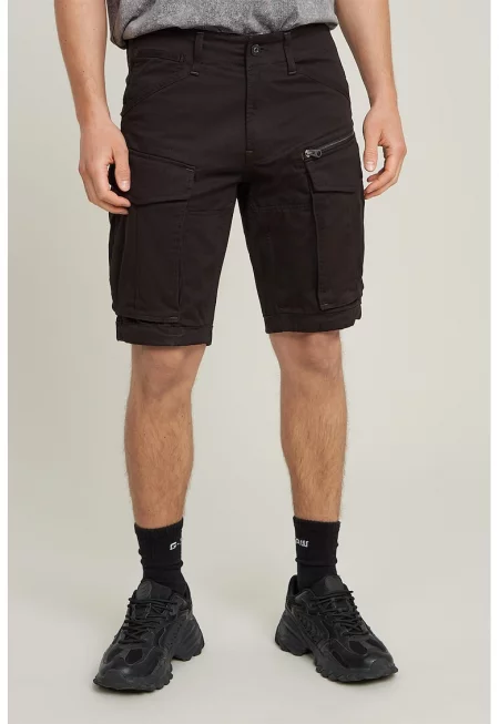 Слим карго бермуди - Черен