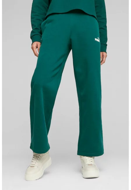 Спортен панталон Essentials+ с джобове встрани - Тъмнозелен