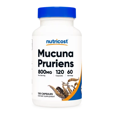 Стрес и безпокойство - Мукуна/ Кадифен боб (Mucuna Pruriens), 400 mg x 120 капсули