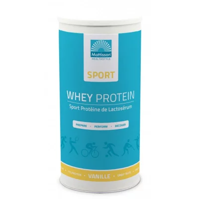 Суроватъчен протеин - Sport Whey Protein, 450 g прах с вкус на ванилия