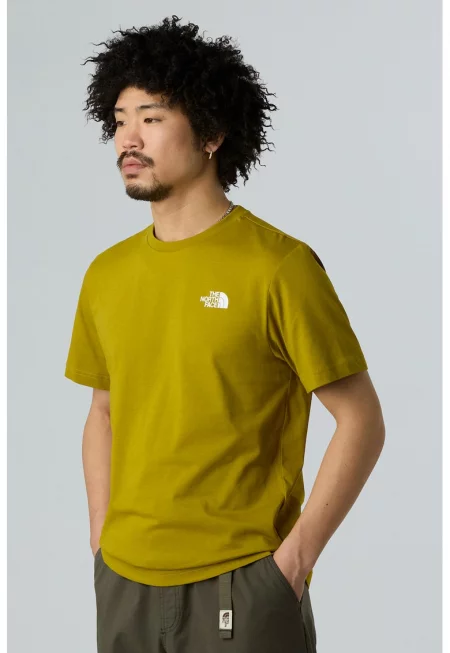 Тениска с овално деколте и лого на гърба