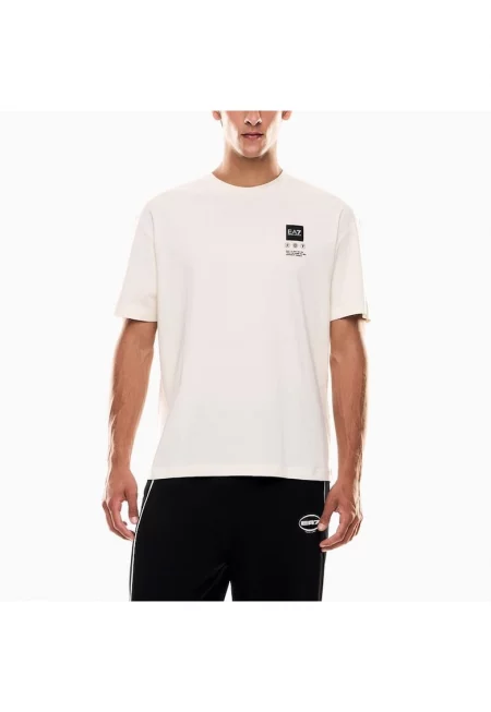 Тениска  train logo series m tee ss - Бежов