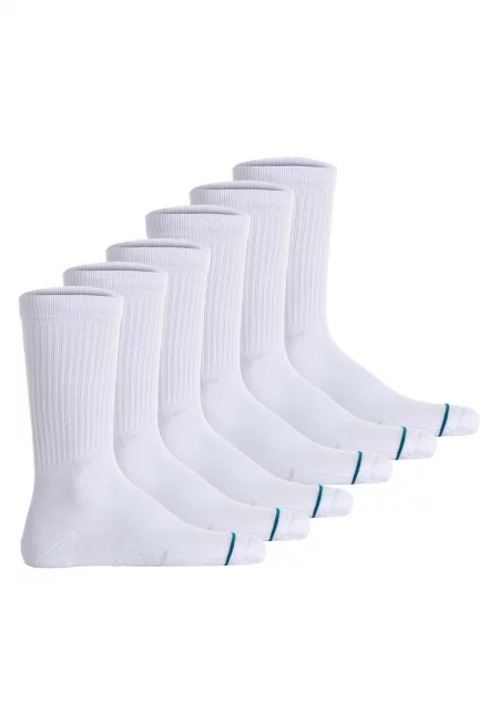 Унисекс чорапи - 6 чифта - Бял
