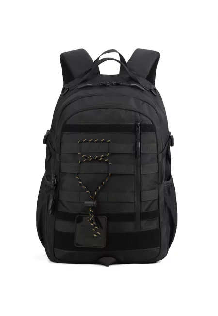 Унисекс раница с джобове - Черен