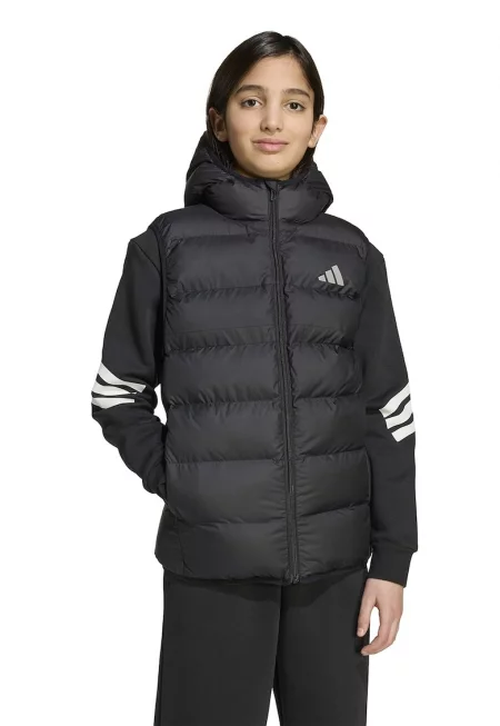 Ватиран елек с качулка