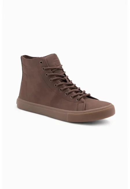 Велурени спортни обувки с овален връх