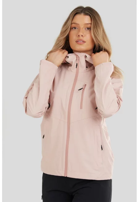 Яке за трекинг и хайкинг с качулка - Пастелнорозов