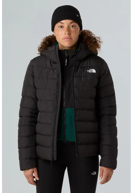 Зимно яке Aconcagua III с пухена вата и качулка - Черен