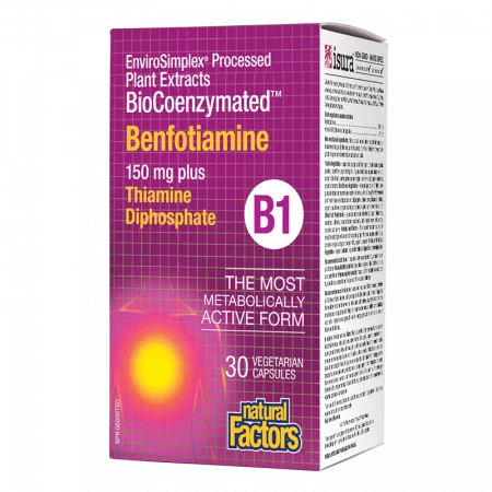 Benfotiamine BioCoenzymated™/ Витамин В1 (Бенфотиамин) и Тиамин дифосфат х 30 капсули