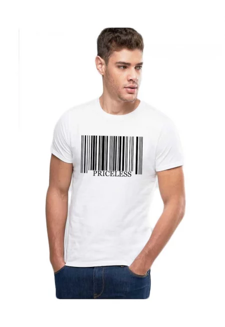 Бяла мъжка тениска - Безценно