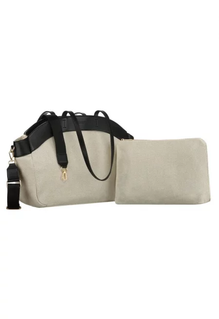 Чанта PTN CAN-01 Tote Естествена кожа - Черен