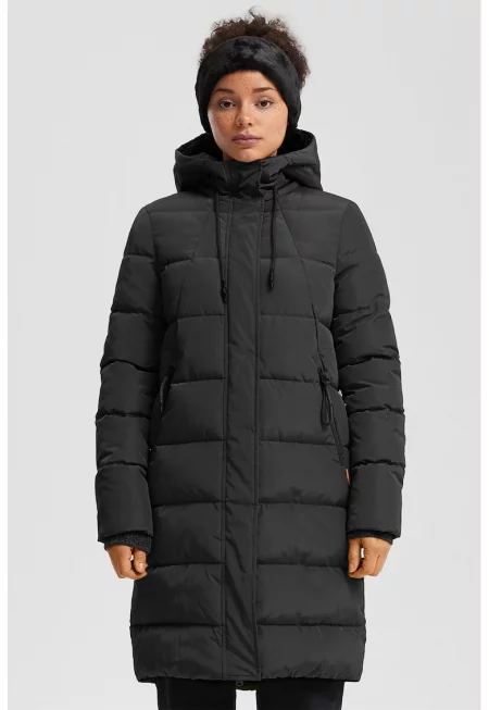 Дълго зимно яке с качулка