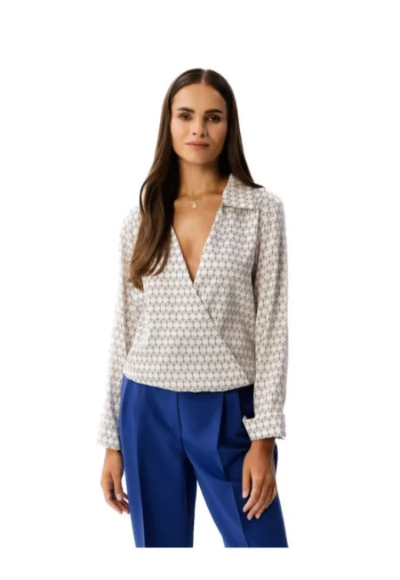 Дамска блуза -  Ozarion - сива - Сив