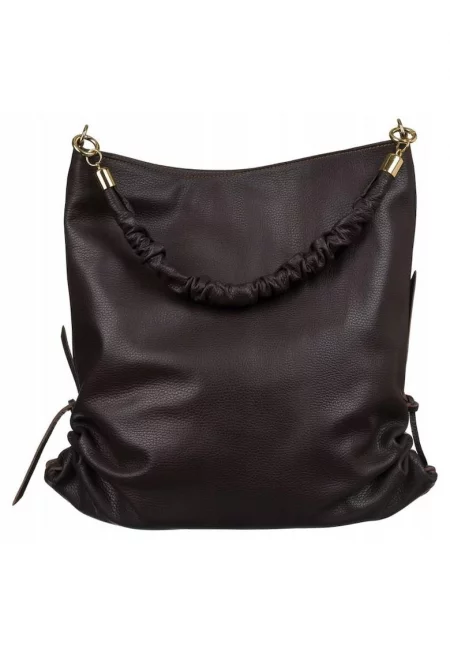 Дамска чанта -  тип tote - черна - 1 отделение - 3 джоба