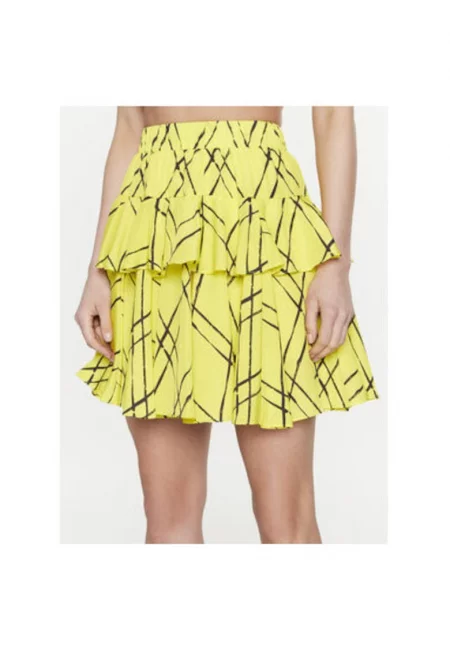 Дамска пола -  302172375 - Полиестер - Жълт - Жълт