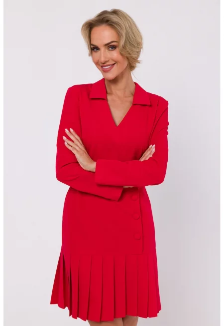 Дамска рокля - Полиестер - Ma1`sdf