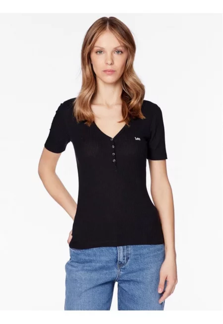 Дамска тениска -  745708 - черна - полиестер -