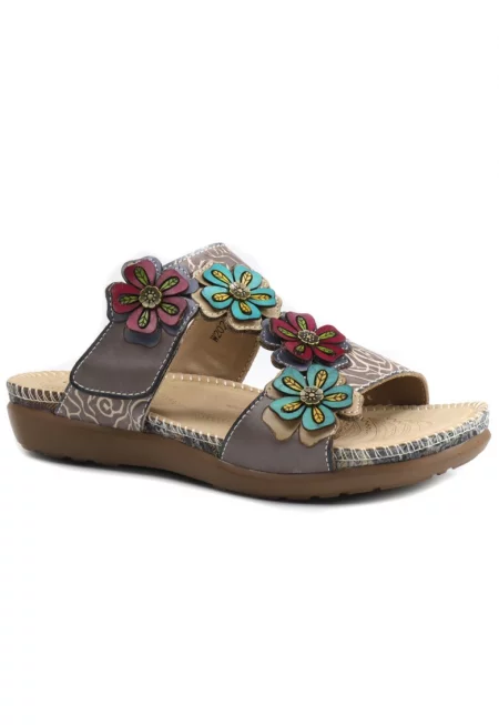 Дамски чехли W2020 3 - Сив