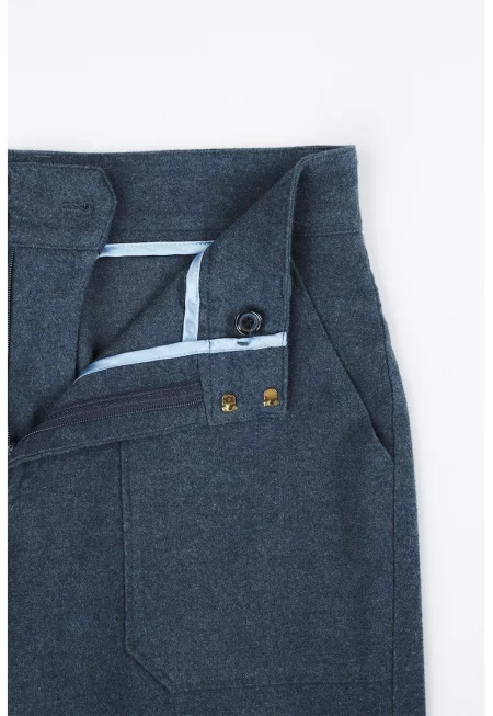 Дамски панталон  Nella 8677 Син