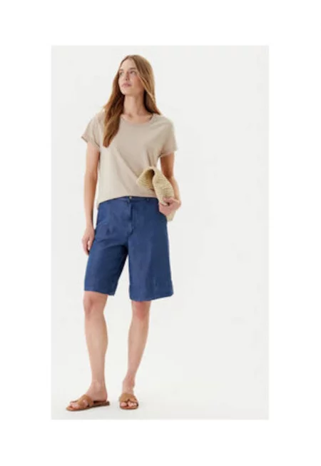 Дамски панталони  100% лиосел - син - Син