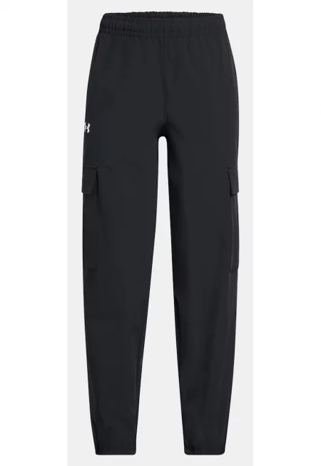 Дамски спортен панталон Under Armour UA Rival Woven Cargo Pants-BLK Черен