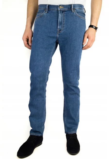 Дънки от памук/еластан Slim  Rider - Син