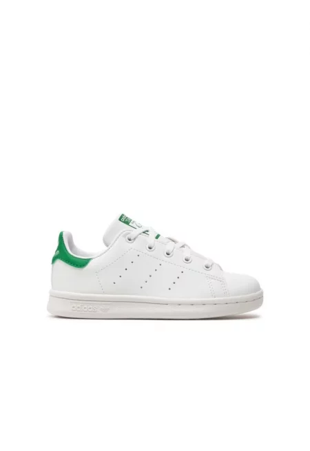 Детски обувки  Stan Smith - екологична кожа - бял/зелен - Бял