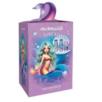 ДИСНИ РУСАЛКИ Комплект Шампоан 2 в 1 250мл+душ-пяна 250мл+аксесоари за коса