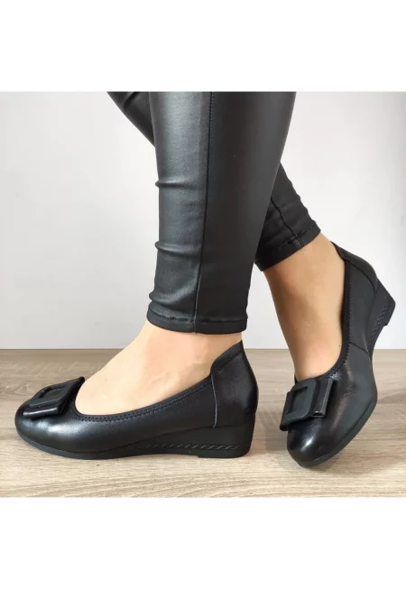 Ежедневни дамски обувки  440009A 01-N Black - черни - Черен