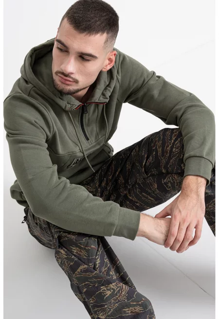 Худи Burgee с къс цип