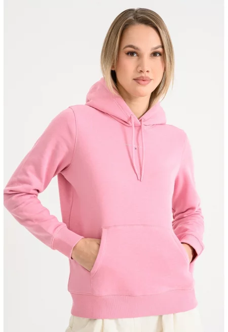 Худи с джоб кенгуру и лого