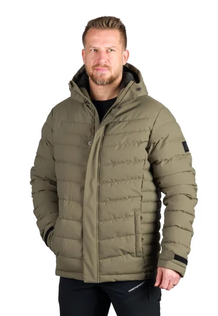 Капитонирано зимно яке Mircheс качулка - Бежов