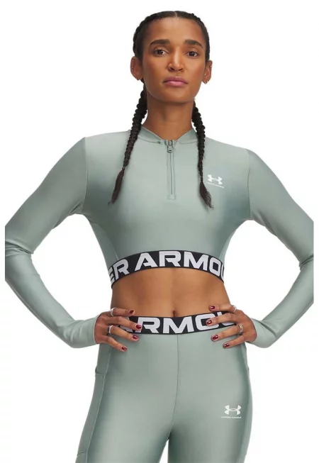 Къса фитнес блуза Heatgear