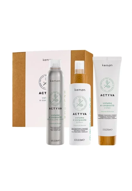 Комплект за обем  Actyvia Volume e Corposità - Балсам 150 мл - Спрей 125 мл - Сух спрей 200 мл