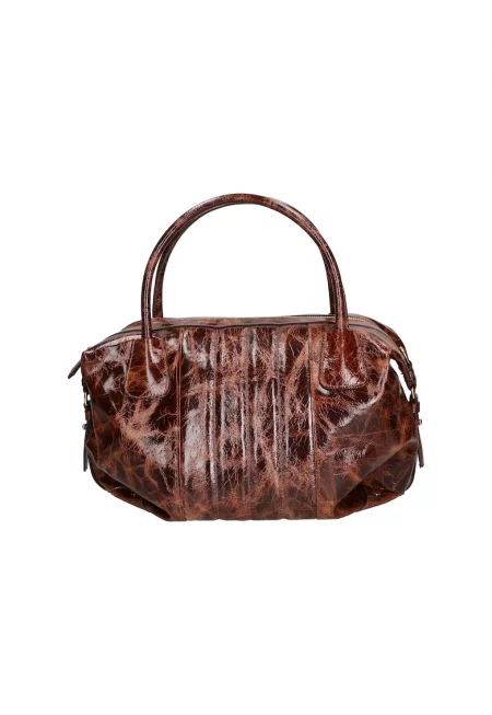 Кожена чанта с отделяща се презрамка