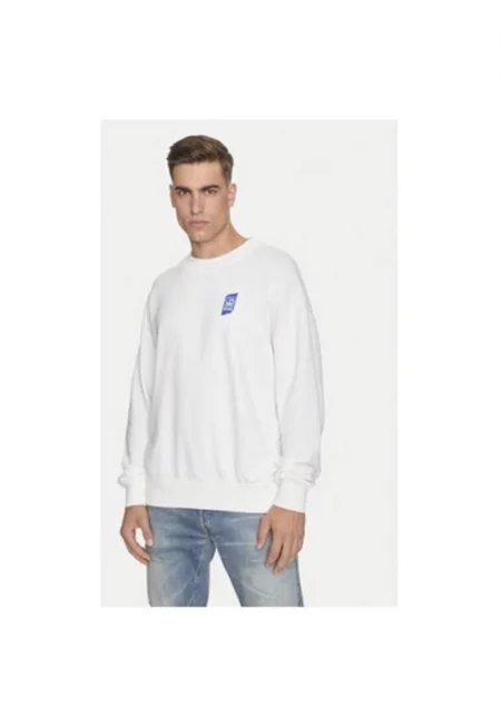 Мъжка блуза -  304399268 - Памук - Бяла - Бял