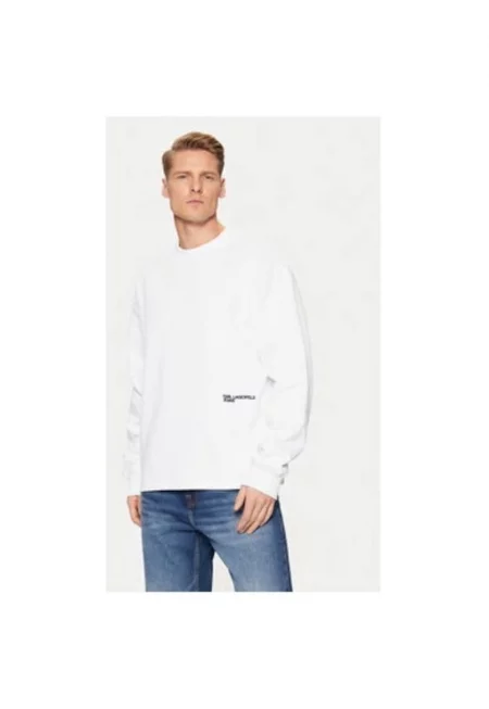 Мъжка блуза -  304613975 - Органичен памук - Бяла - Бял